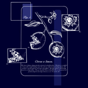 Citrus limon (dark) - Thread Project Unisex Epic Tee Design